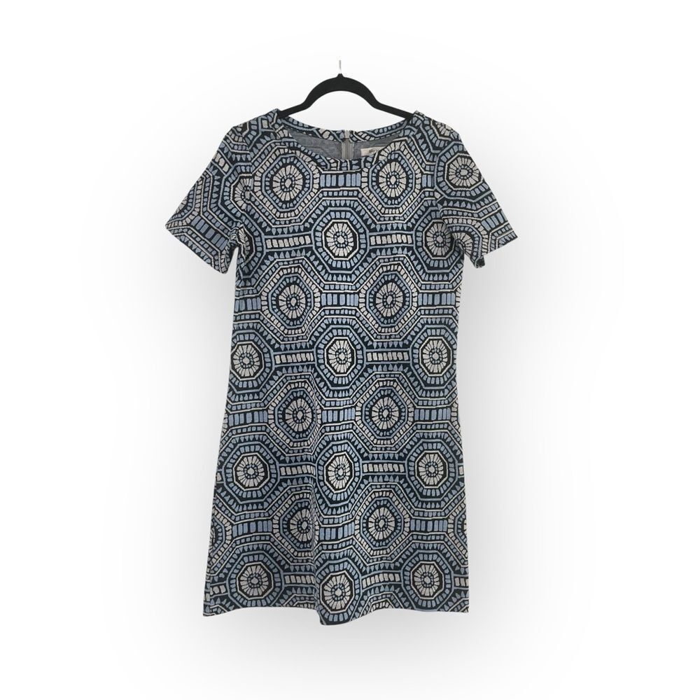 TYLER BOE Morgan Jacquard Dress in Hydro Size Small - Picture 4 of 7